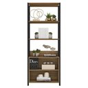 Ver imagem 5 de Guarda Roupa Solteiro Closet 73cm Prateleira Una Mel/preto C01 - Mpozenato