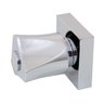 Acabamento Quadrado Metal Cromado para Registro Pressão e Gaveta 1/2 3/4 1 Padrão Deca C43 Banheiro - 1