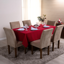 Ver imagem 1 de Toalha de Mesa Basic 3,00m 10 Lugares Oxford Natal Vermelho