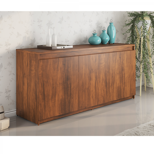 Buffet Jazz 3 Portas 1 Prateleira Interna Imbuia