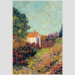 Quadro Van Gogh Paisagem 1928 Tela No Chassi 63X42Cm - 2