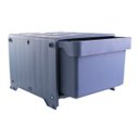 Ver imagem 2 de Gaveteiro Plástico 1 Gaveta Kz Container Azul/Jacaranda