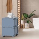 Ver imagem 5 de Gaveteiro Plástico 1 Gaveta Kz Container Azul/Jacaranda