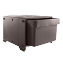 Ver imagem 2 de Gaveteiro Plástico 1 Gaveta Kz Container Cinza/Fosco