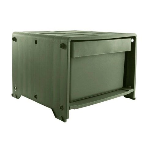 Gaveteiro Plástico 1 Gaveta Kz Container Verde