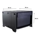 Ver imagem 4 de Gaveteiro Plástico 1 Gaveta Kz Container Bege/Marrom/Preto