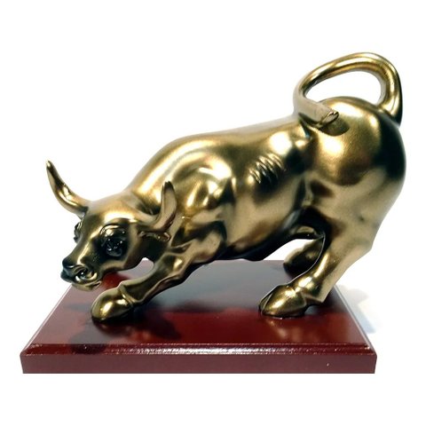 Touro da Sorte de Wall Street Medio M214 Bronze