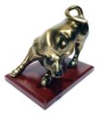 Ver imagem 2 de Touro da Sorte de Wall Street Medio M214 Bronze
