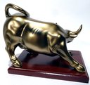 Ver imagem 4 de Touro da Sorte de Wall Street Medio M214 Bronze