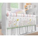 Ver imagem 4 de Kit Berço Enxoval de Bebê Floral Borboletas - Kt522