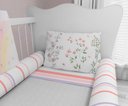 Ver imagem 5 de Kit Berço Enxoval de Bebê Floral Borboletas - Kt522