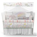 Ver imagem 2 de Kit Berço Enxoval de Bebê Floral Borboletas - Kt522