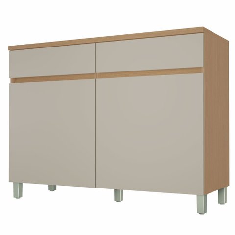 Balcão 2 Portas 2 Gavetas Realeza Premium 120cm Mdf