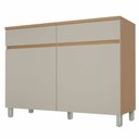 Ver imagem 1 de Balcão 2 Portas 2 Gavetas Realeza Premium 120cm Mdf