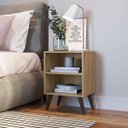 Ver imagem 2 de Kit 2 Mesas de Cabeceira Retrô com Prateleira