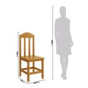 Ver imagem 2 de Mesa Safira em Madeira Maciça 220x88 com 10 Cadeiras Nogueira Nemargi