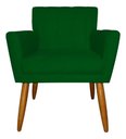 Ver imagem 2 de Poltrona Cecilia Sala Recep Clinica Suede:Verde/Liso