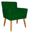 Ver imagem 4 de Poltrona Cecilia Sala Recep Clinica Suede:Verde/Liso