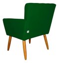 Ver imagem 3 de Poltrona Cecilia Sala Recep Clinica Suede:Verde/Liso