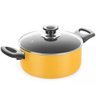 Panela Caçarola Antiaderente Forte Amarela 20 2,4 L - Carola:amarela - 1