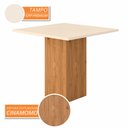 Ver imagem 3 de Mesa de Jantar Quadrada com 4 Cadeiras Moscou Cinamomo/off/bege - M.a Cinamomo/off Premium/bege