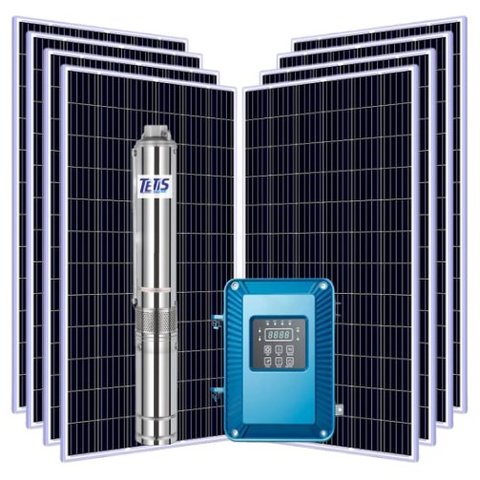 Kit Bomba Submersa Solar 1300W Até 100m ou 56.800L/dia