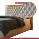 Ver imagem 6 de Cabeceira Queen em Madeira Maciça 