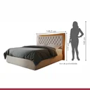 Ver imagem 3 de Cabeceira Queen em Madeira Maciça 