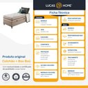 Ver imagem 6 de Cama Box Baú com Colchão de Molas Pocket Classic Solteiro 88cm