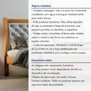 Ver mais imagens de Cama Casal Queen 160cm Vivare Laranja/Amêndoa Mel/Veludo Cinza Claro