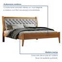 Ver imagem 2 de Cama Casal 140cm Vivare