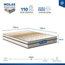 Ver imagem 3 de Cama Box Baú com Colchão de Molas Ensacadas Double Face Pillow Euro Alfa Probel Queen 158cm