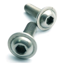 PARAFUSO ALLEN C. ABAULADA FLANGEADA M6 X 12 ZINCO - 500PÇS - 2