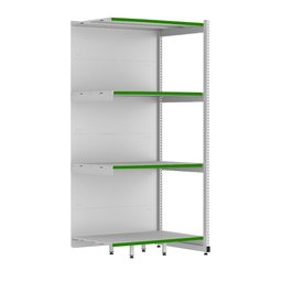 Rack Parede 202 Fit 60 Continuação Branco 90x60 Pe Verde - 1
