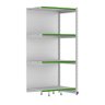 Rack Parede 202 Fit 60 Continuação Branco 90x60 Pe Verde - 1
