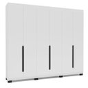 Ver imagem 2 de Roupeiro Casal Madri 6 Portas 4 Gavetas 242x214cm Branco 250702