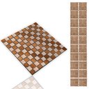 Ver imagem 1 de Pastilha de Vidro Adesiva Kit 20 Uni Parede Cozinha Banheiro Sala Decorativa Moderna Requintado Refo