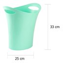 Ver imagem 2 de 10150014 - Cesto para Lixo VERDE PASTEL - MAXCRIL