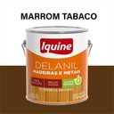 Ver imagem 1 de Tinta Delanil Esmalte Sintético Alto Brilho Marrom Tabaco Iquine 750ml