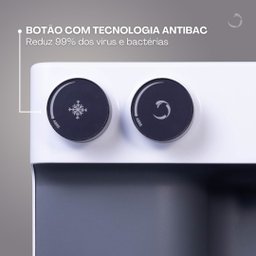 Purificador de Água Natural, Gelada e Alcalina Giom - 220v- Código 7003 B/c (branco /chumbo) - 3