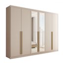 Ver imagem 3 de Guarda-roupa Casal Córdoba 6 Portas 6 Gavetas 100% Mdf com Espelho - Panorama Móveis