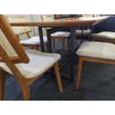 Ver imagem 5 de Sala de Jantar Base Metálica 6 Cadeiras 2,0x1,0m - Espanha - Requinte Salas
