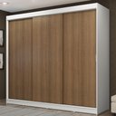 Ver imagem 1 de Guarda-roupa Casal Madesa Kansas 3 Portas de Correr 3 Gavetas