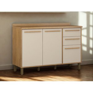 Balcão 1,20m com Tampo Salvador Valdemoveis Cinamomo Off