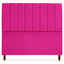 Ver imagem 1 de Cabeceira de Cama Box Carla Casal King 195 Cm Oxford Rosa Pink do Lar Móveis e Decoração