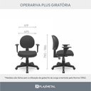 Ver imagem 5 de Cadeira para Escritório Ergonômica Giratória Executiva Plus NR17