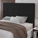 Ver imagem 1 de Cabeceira Cama Box Casal Luana 140cm Linho Preto - Abmaza