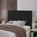 Ver imagem 7 de Cabeceira Cama Box Casal Luana 140cm Linho Preto - Abmaza