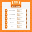 Ver imagem 3 de Faqueiro Laguna com 120 Peças Luxo Totalmente em Aço Inox Itop - Tramontina