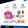 Mini Caixa Registradora Infantil Mercadinho Mercado Menino Menina Máquina Supermercado Acessórios Lo - 7